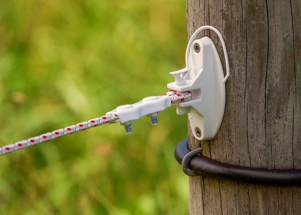 Two-Bolt Rope Clamp - White, Pack of 3