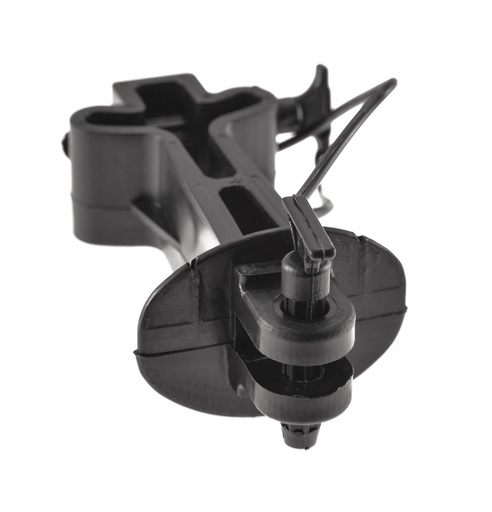 [ITB2] 2" Backside T-Post Extender, Black, Pack of 25