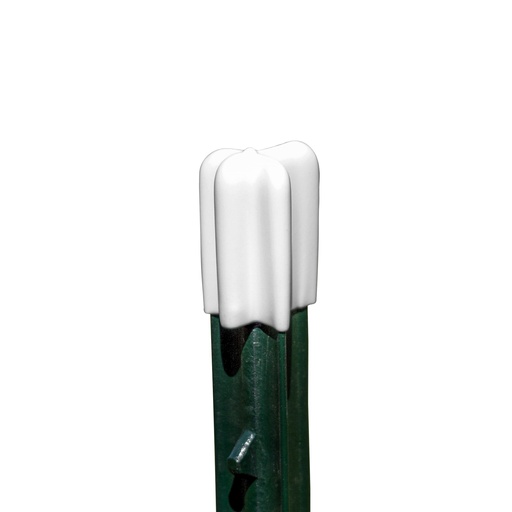[PTC] Safe-T-Post Cap, White, Pack 25